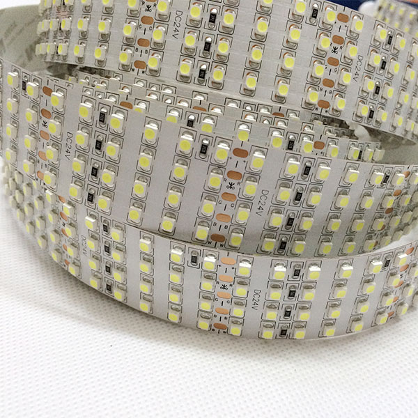 Quad Row Brightest LED Strip Lights - DC24V 3528SMD 146LEDs/Ft - Flexible LED Tape Lights, Industrial Lighting, 1 Chip SMD LED 3528 Quad Row Brightest LED Strip Lights - DC24V 3528SMD 146LEDs/Ft - Flexible LED Tape Lights, Industrial Lighting, 1 Chip SMD LED 3528